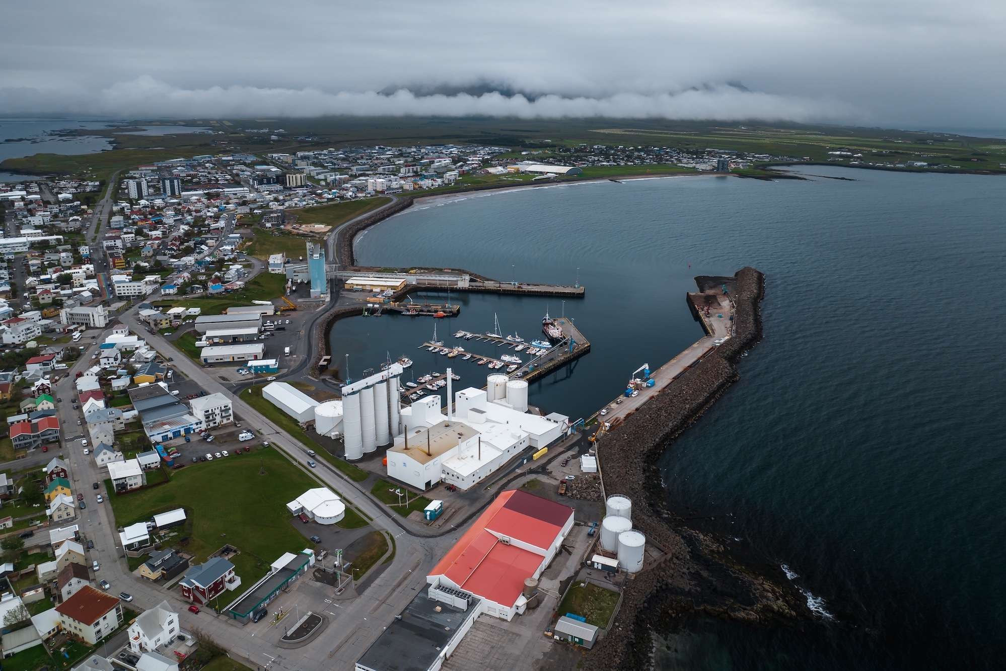 Við vorum með aðstöðu í Breiðinni  á Akranesi og gerði út frá Akraneshöfn